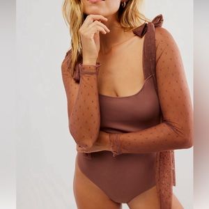 Tongue Tied Free People Bodysuit
